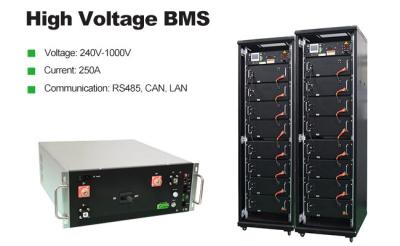 China Sistema de gestão de baterias GCE de alta tensão BMS para pacotes de baterias lLFP/NMC/LTO 250A 4U para sistemas de armazenamento de energia à venda