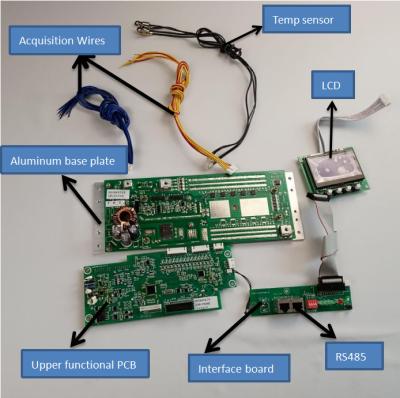 China 15S 16S 100A BMS 48V Smart BMS Aluminum Plate For Lithium Battery 5kwh With LCD Display With RS485 For Telecom for sale