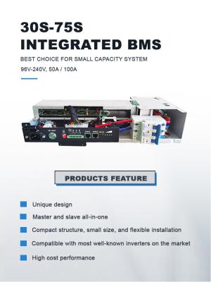 China GCE 75S 100A 144v Integrated BMS Lifepo4 / NMC / LTO Batteries High Voltage Battery Management System zu verkaufen