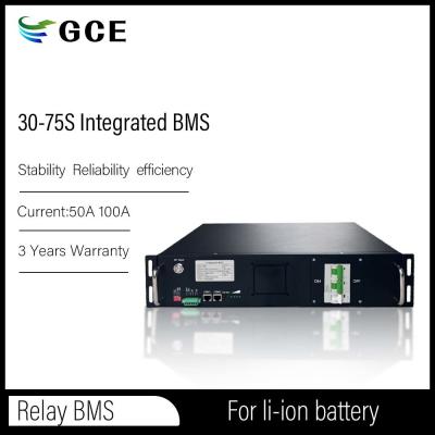 China High Volt BMS Advanced 75S 240V 50A Integrated BMS With Parallel Function Power Solution For BESS UPS Solar Energy for sale