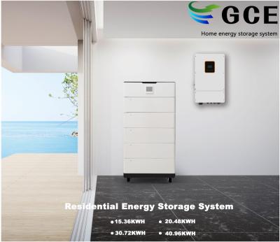 China Residential ESS Solution Home Energy Storage System 40.96KWH Stackable LiFePO4 Battery System With 16S51.2V Lithium zu verkaufen