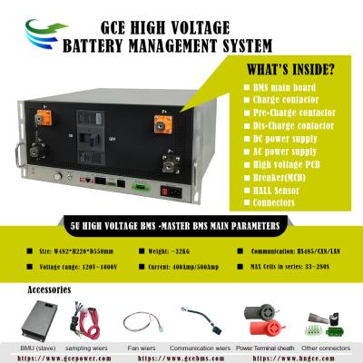 China 160S512V 400A High Voltage BMS Lithium BMS Battery Management System BMS For BESS UPS Solar LiFePo4 Lithium Battery ESS zu verkaufen