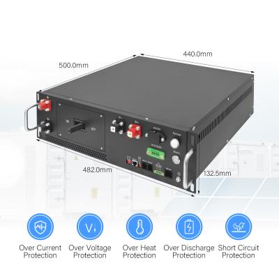 Китай Высоковольтная система управления батареей BMS 160S614.4V Работа с инвертором Deye Sofar 125A с системой хранения энергии продается