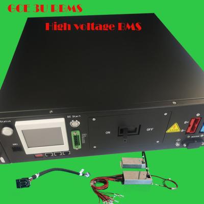 China Bateria BMS 3U 19 polegadas, sistema de gerenciamento de bateria 480V 125A para Lifepo4 à venda