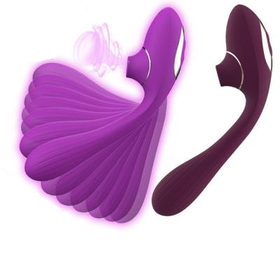 China Silicone+ABS USB Rechargeable Clit Sucking Female Clitoral Stimulator for Oral Sex for sale