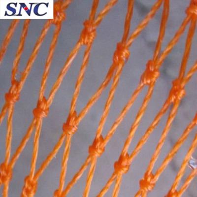 China Customizable monofilament/single knot PE fishing net with multicolor for sale