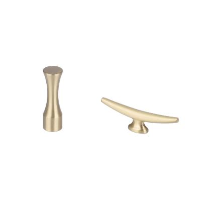 China Modern Eco - Friendly Support Customized Brass Gold Handles Sideboard Bar Handles Pulls Furniture Door Knobs For Cabinets for sale