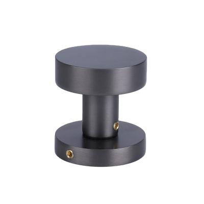 China Modern Unique Design Style Bedroom Matte Black Door Handle American Door Knobs For Interior Doors for sale