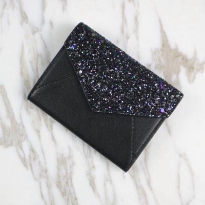 China Full Grain RFID Leather Women Portable Personalized Gift Ladies Card Wallet for sale