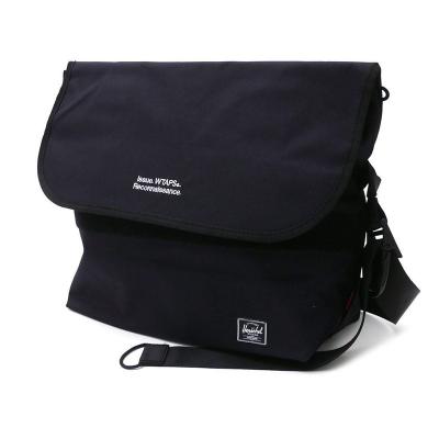 China High Quality WTAP Polyester Messenger Tool Student Black Laptop Shoulder Bag For Men for sale