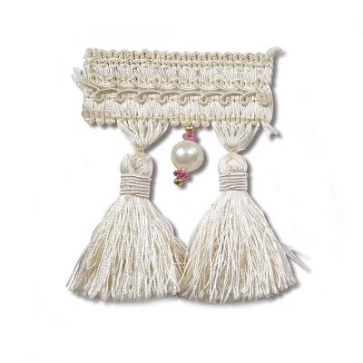 China Factory direct new fashion cotton pom pom fringe tassel trim for sale for sale