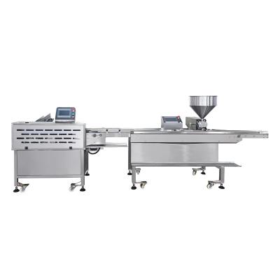 China Commercial Industrial Electric Automatic Slicing+Sandwich Toast Slicer Half Cut Toast Sandwich Machine Half Cut Toast Production Line for sale