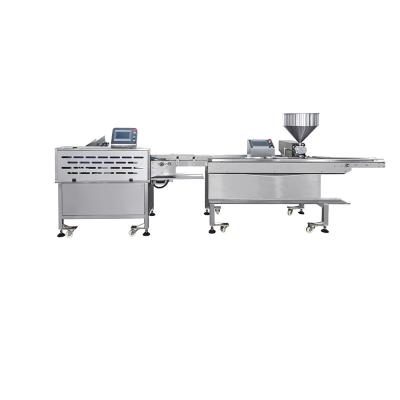 China Industrial Slicing+Sandwich High Standard Bakery Toast Bread Filling Production Line For Bread Factories for sale