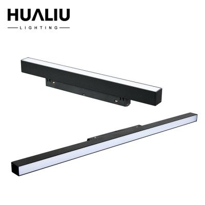 China Newest Design High Brightness 12w 24w Modern Indoor Shopping Mall Magnetic Led Track Light System for sale