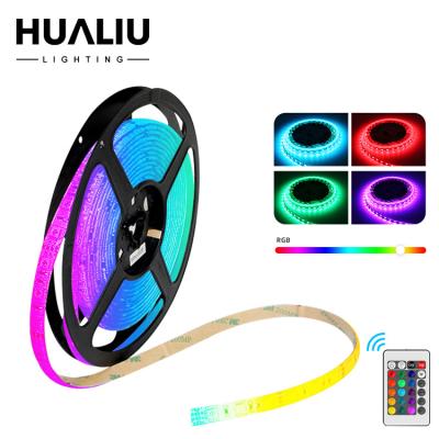 China High Brightness Professional Design Indoor Lighting Home Hotel 5050 60Leds RGBW Remote Control RGB Led Strip Light for sale