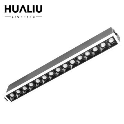 China Modern High Brightness Skillls Indoor Lighting Mall 3w 5w 10w 20w 30w Recessed Mounted Led Linear Lamp for sale