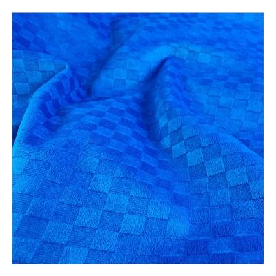 China Memory Checker Pattern Hot Sale Burnout Velvet, 200GSM 150 Width Holland Velvet Burnt Out Croatia Checker for sale