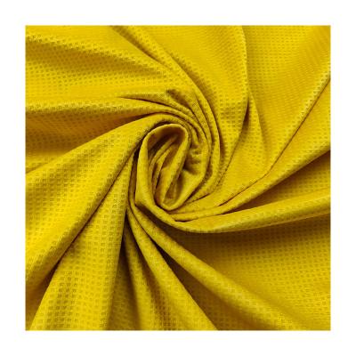 China Breathable Stripe Tela For Women, Gold Color Waffle Fleece Polyester Burnout Water Wash Fabric In Stock Items for sale