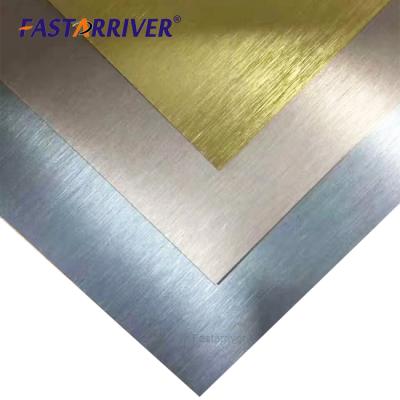 China Electronics High Heat Conductivity Hairline Finish Brushed Aluminum Foil / Sheet / Coil For Curling for sale