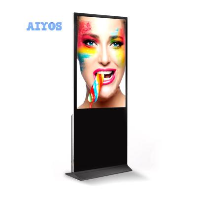 China Indoor Floor Standing Kiosk Signage LCD Digital Advertising Screens Digital Advertising Screen for sale