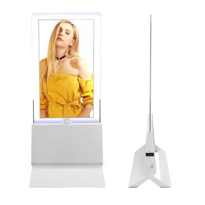 China Indoor Aiyos 55 Inch Indoor Floor Stand Advertising Show Double Side Digital Signage With CMS for sale