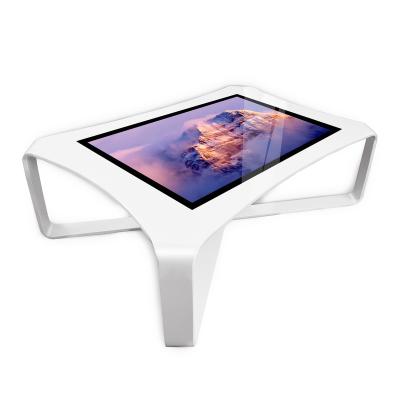 China Indoor Coffee Table Smart Multi Touch Kiosk Digital Signage Interactive Touch Table for sale