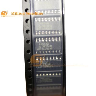 China Shift register electronic components 74HC595 74HC595D smd IC chip for sale