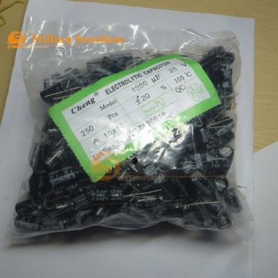 China Power Capacitor 1000uf 25v Electrolytic Aluminum Capacitor for sale