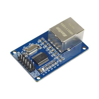 China Mini Standard Ethernet ENC28J60 Module ENC28J60 Network Adapter Module for sale