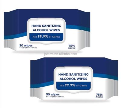 China Factory Direct Sale Personal and Outdoor Cleaning Custom Hand Wipes Simple Cleaning Sanitizing Damp Cloths for Restaurant and Household for sale