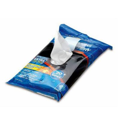 China Cleaning Car Wash Wipes Single Sachet Soft Lightweight Wet Wipes Individually Packed Wet Cloth for sale