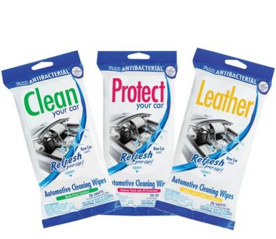 China Packaged Good Quality Cleaning Bell Car Wipes Auto Care Cleaning for sale