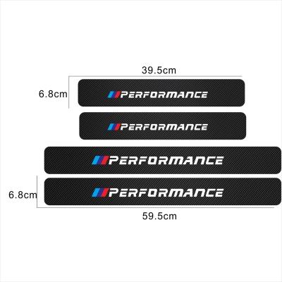 China Waterproof+Eco-friendly 5PCS BMW E46 E39 E90 E60 E36 X1 X3 X4 X5 x6 1 3 5 Series 5PCS Car Carbon Fiber Door Sill Protector Sticker Auto Parts for sale