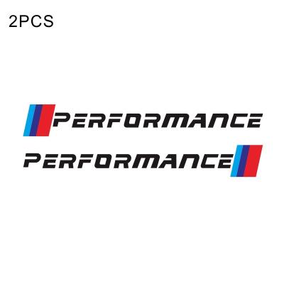 China Waterproof+Eco-friendly 2PCS BMW Car Three Color Performance Stripe Letter Bumper Adhesive Cover Stripes Personality Stickers Accessories for sale