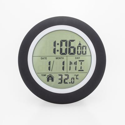 China H155C Radio Digital Clock Clock for Bathroom Waterproof Clock with Radio Controlled Waterproof Bath Clock Digit Display for sale