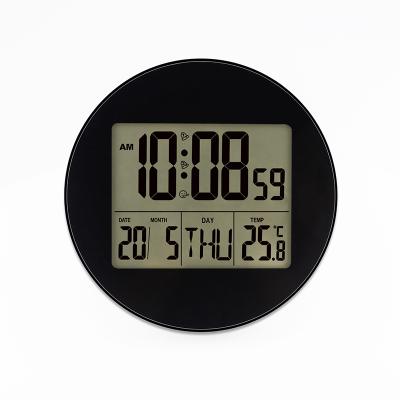 China Sizes Large LCD Display H178 Digital Display Standing Bedroom Desk Alarm Clock Digital Wall Clock Alarm Clock for sale