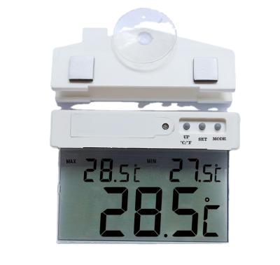 China Kitchen Thermometers H208 Digital Window Thermometer LCD Digital Thermometer LCD Suction Cup Thermometer for sale