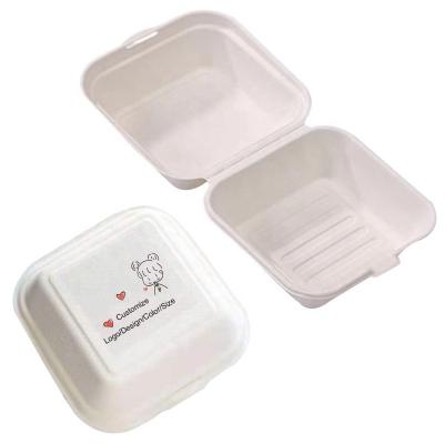 China Disposable Corrugated Food Grade Snack Packaging Box Customize Size Design Hamburger Box for sale