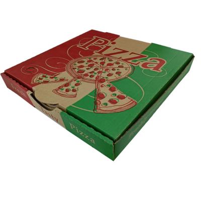 China Recycled Materials Cheap Boxes Can Be Customized Size Packing Printed Pizza Packaging Box for sale