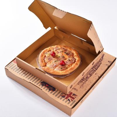 China disposable pizza box 6/7/8/9/10/12 inch currency corrugated pizza box for sale