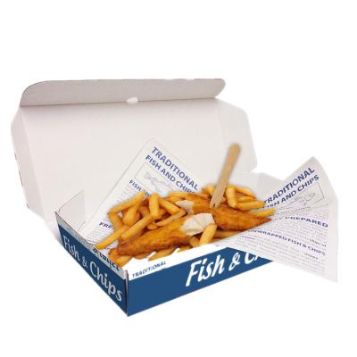 China Fried Chicken Food Folding Recyclable French Fries Custom Printed Paper Egg Box Packaging China Factory Cardboard for sale