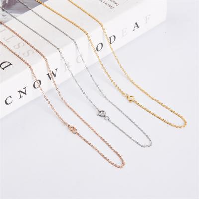 China 2020 New Hiphop Elastic Loop Cross Keel Chain Pendant Ladies Stainless Steel Necklace for sale