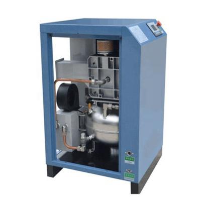 China 100% oil free 4.4kw 500l 20 cfm non noise 100% oil free small scroll air compressor machine for dental equipment for sale