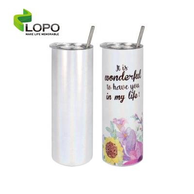 China Lopo Transitional Bestselling 20oz Straight Sublimation Masks Double Wall Stainless Steel Water Bottle With Lid And Straw for sale