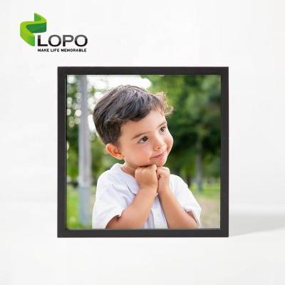 China Lopo 2021 Home Decor Wall Art Picture Frames Sublimation Wooden Photo Frame 20 * 20* 5 cm for sale