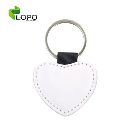 China Eco-friendly promotion gift! ! ! New Arrival Customized Glitter PU Sublimation Key Chain for sale