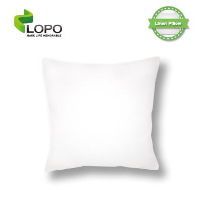 China LOPO Viable Bestselling Sublimation Blanks Blank Linen Pillow Cover Sublimation Pillow Case Soften Linen Pillow Case Blank -40*40CM for sale