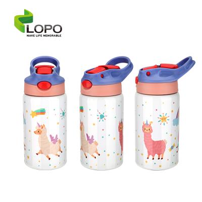 China Minimalist Next New Lopo Sublimation Masks 350ML Stainless Steel Bottle For Kids for sale