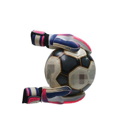 China Professional Import Latex EVA Custom Soccer Goalie Gloves Gk Finger Support Football Gloves for sale