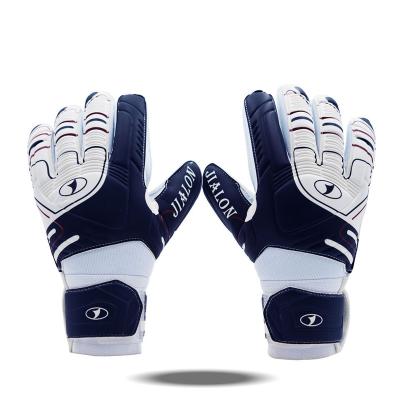 China Goalkeeper game safety function football sports hand protect goalkeeper gloves fingersave latex goalkeep gloves for sale